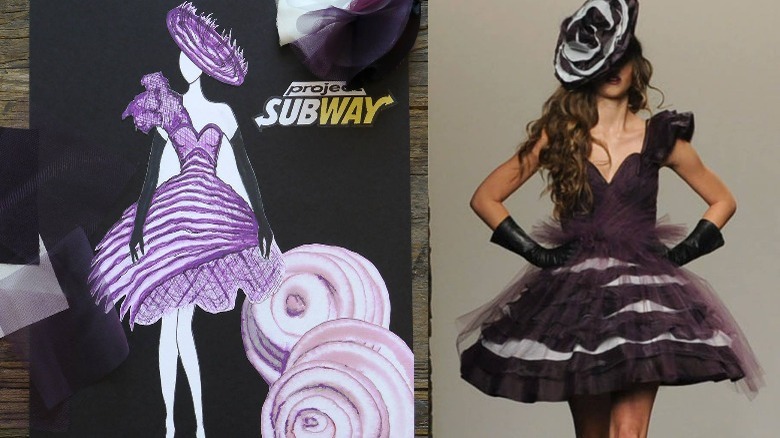 Subway's red onion dress