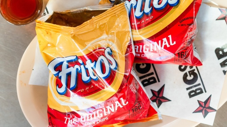 Fritos bag big star paper