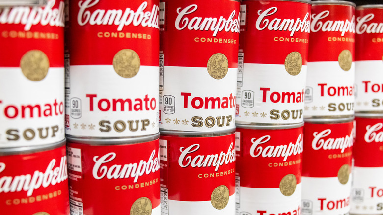 canned tomato soup