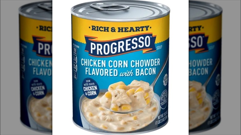 Progresso canned corn chowder