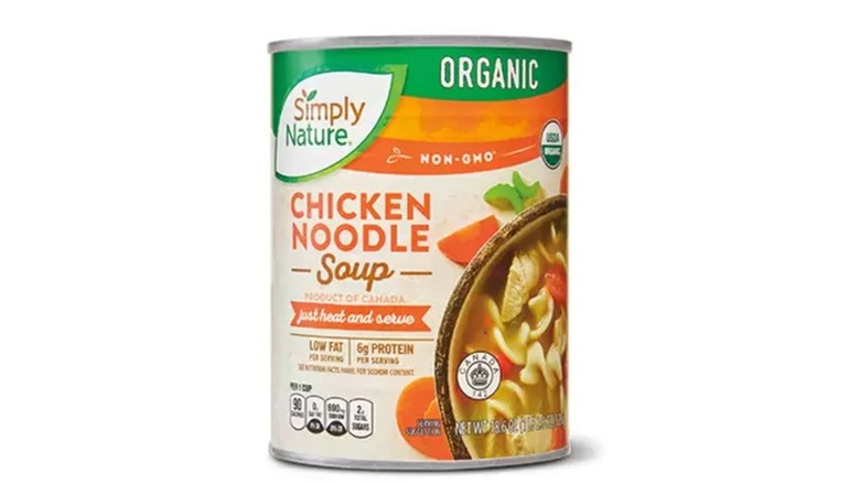 Simply Nature chicken noodle soup