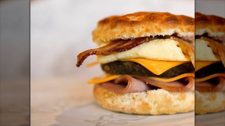 Hardee's Monster Biscuit sandwich