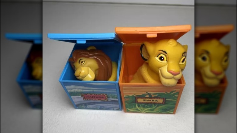 two Lion King Finger puppets