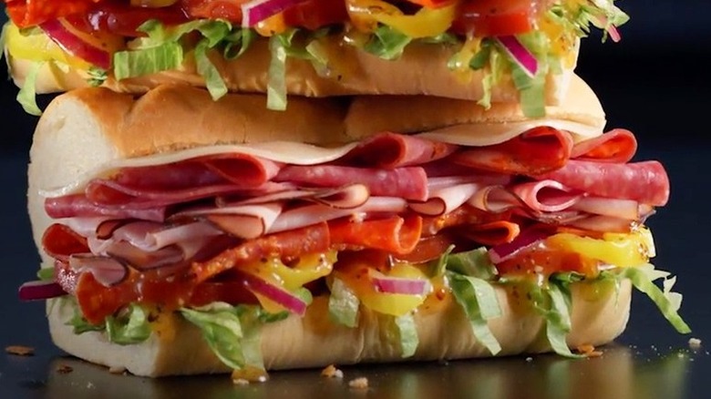 Subway supreme meats sub