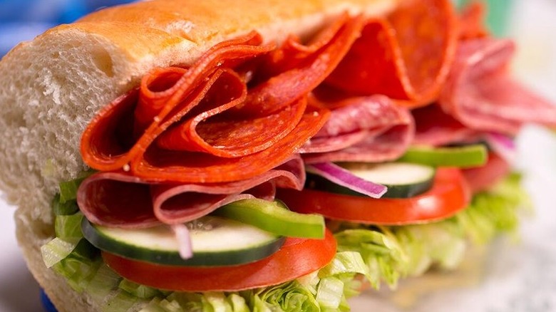 Subway Italian sub