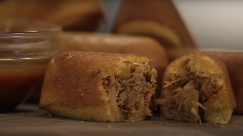 Twinkie stuffed with pulled pork