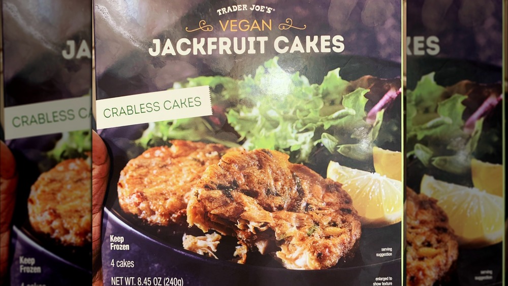 jackfruit crabless cakes from Trader Joe's