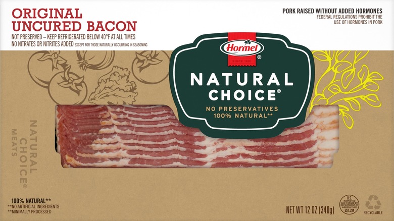 hormel uncured bacon box