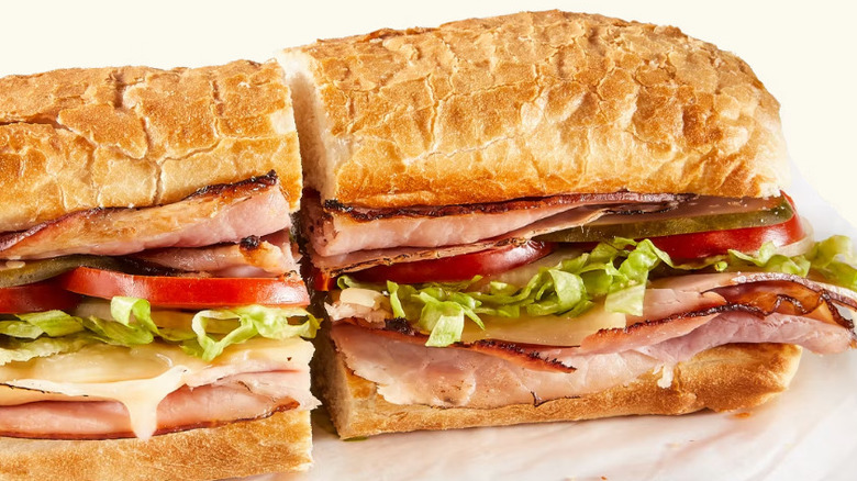 Potbelly smoked ham and swiss