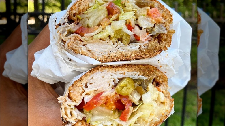 Potbelly turkey breast and swiss