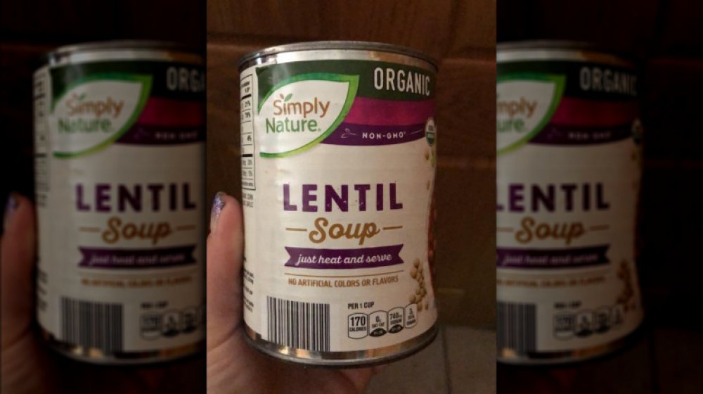 Aldi Simply Nature Organic Lentil Soup