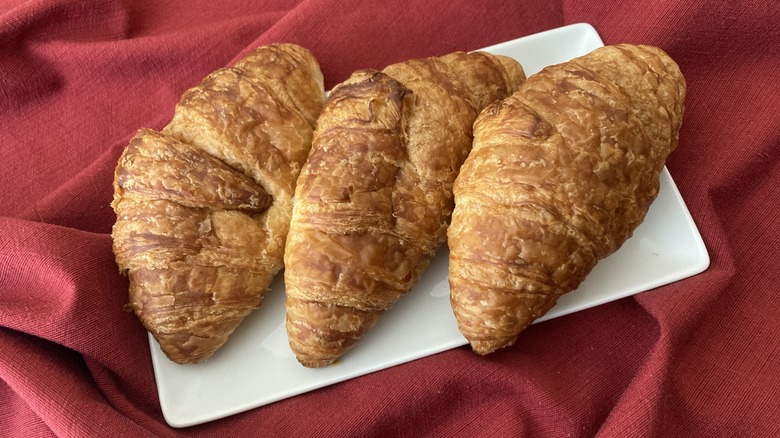 fresh Costco croissants