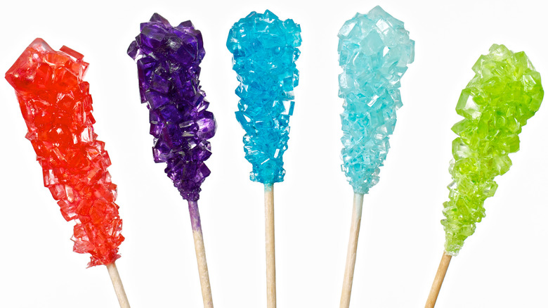 assorted rock candy flavors