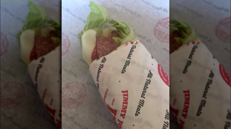 Jimmy John's Vito Unwich wrapped in paper