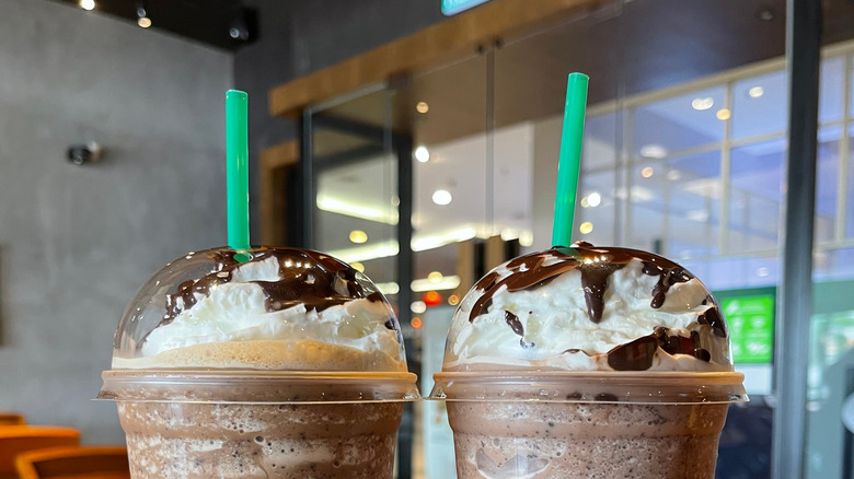 Two Java Chip Frappucinnos