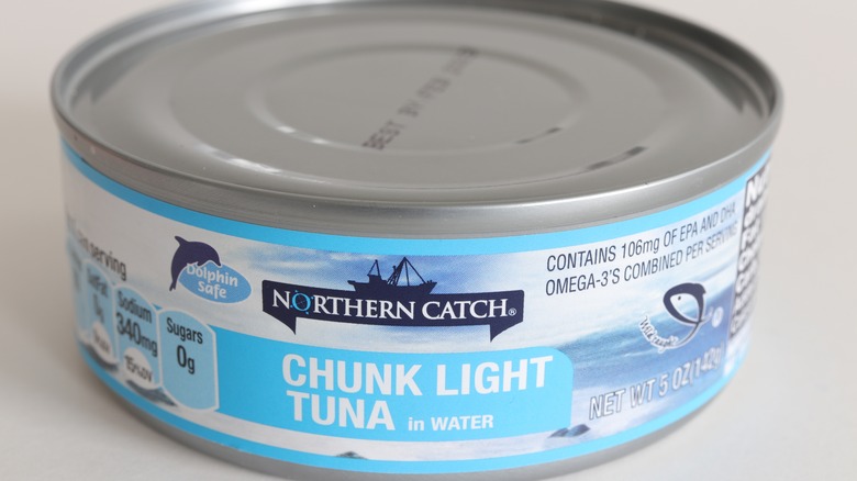 Can of Aldi Northern Catch chunk light tuna