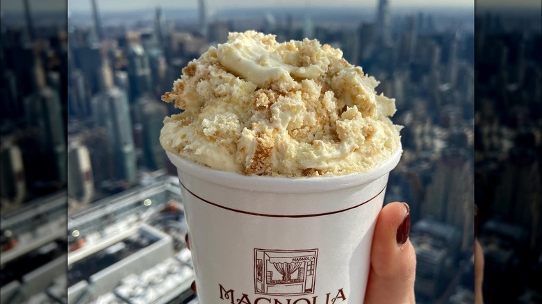 Banana pudding from Magnolia Bakery