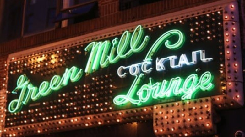Green Mill Cocktail Lounge sign