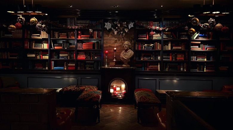 Interior of Library Bar