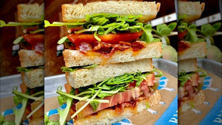 Mendocino Farms BLT close-up