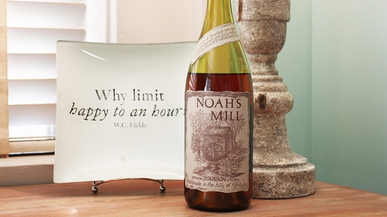 Bottle of Noah's Mill Bourbon 