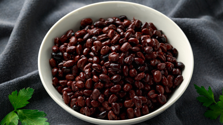 bowl of black beans