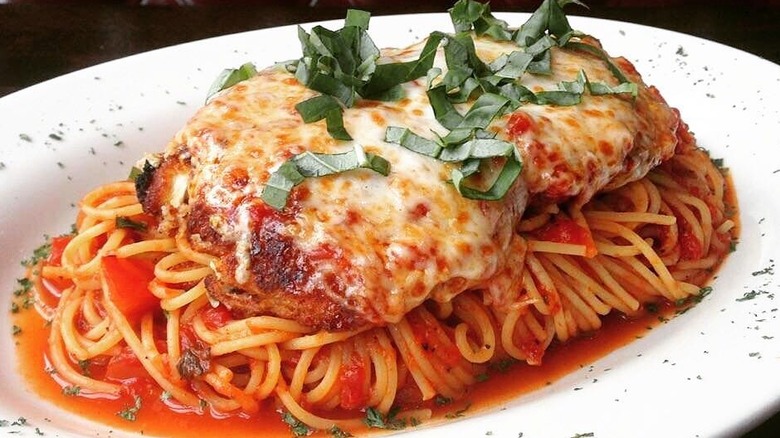The Pasta Bowl's chicken parmesan
