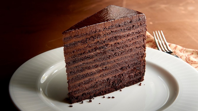 24 layered chocolate cake