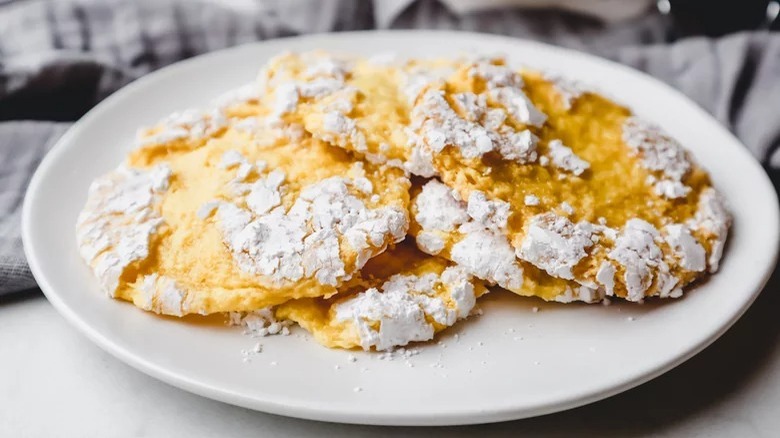 plate of cool whip cookies