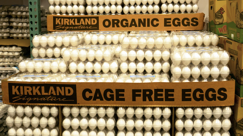 Kirkland Signature organic eggs