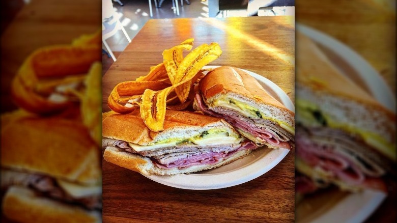 Cuban sandwich at Porto's Bakery & Café in Glendale, California 