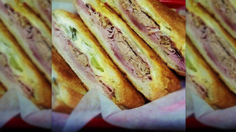 cuban sandwich from West Tampa Sandwich Shop