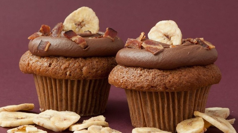 chocolate banana cupcakes