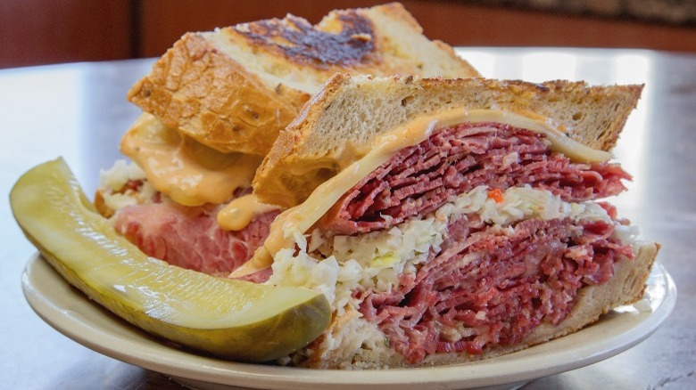 Shapiro's deli sandwich