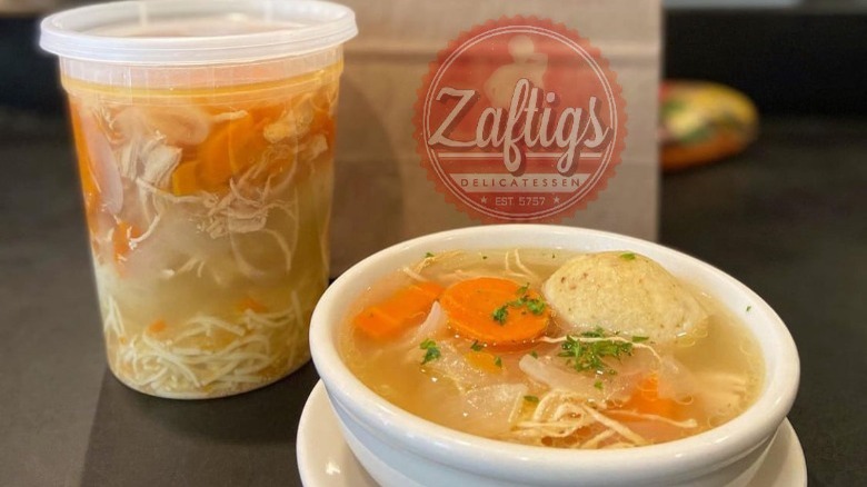 Zaftigs matzo ball soup