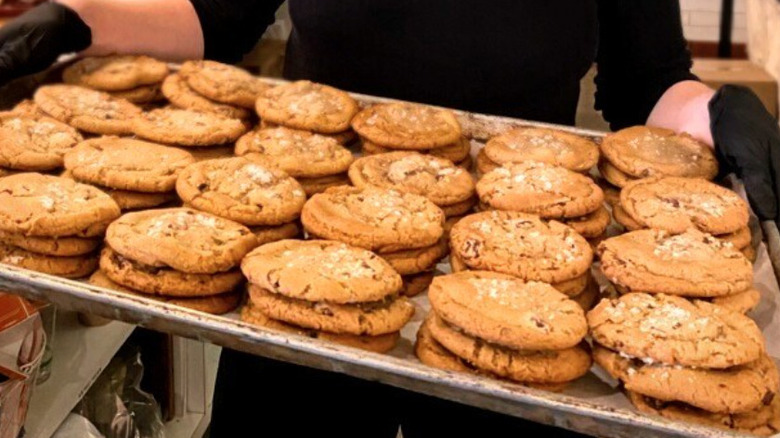 Sea Salt chocolate chip cookies