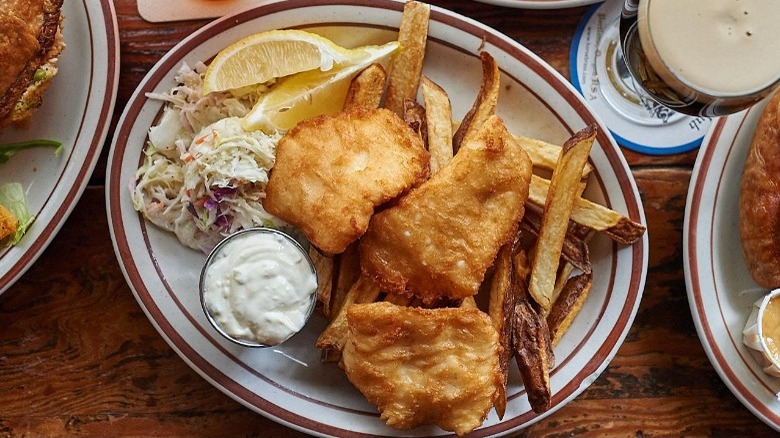 horse brass fish chips