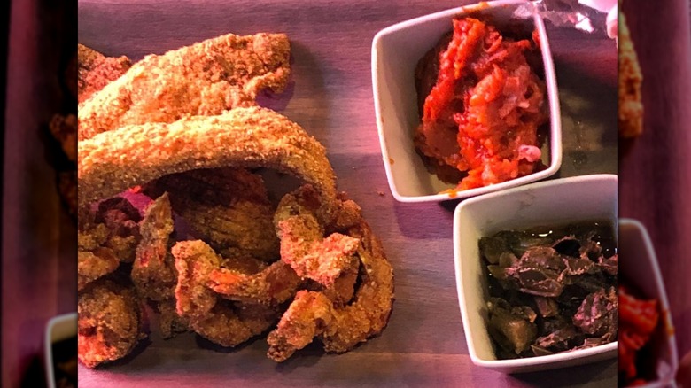 fried catfish with sides