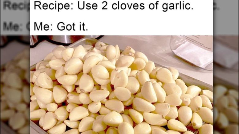 garlic cloves meme