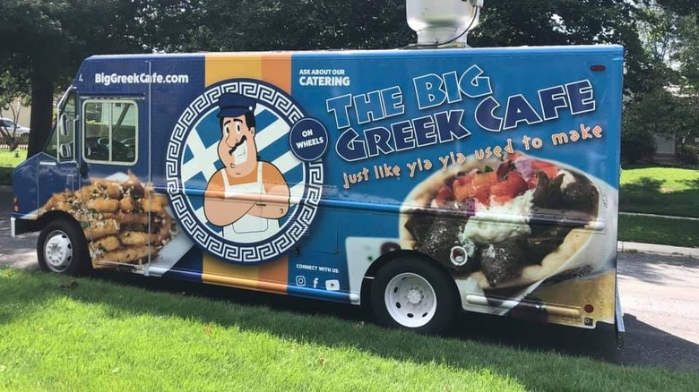 food truck the big greek cafe