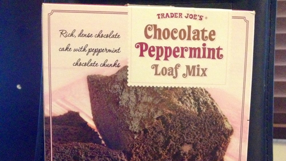 Trader Joe's Chocolate Peppermint Loaf Mix