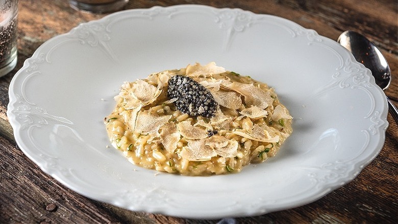 Masseria Washington D.C. risotto with truffles and caviar