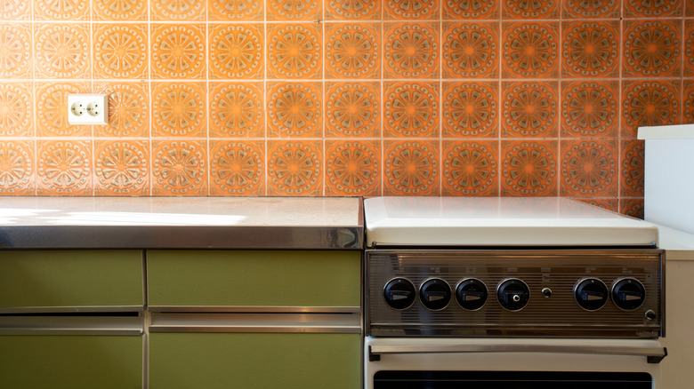 retro kitchen wallpaper