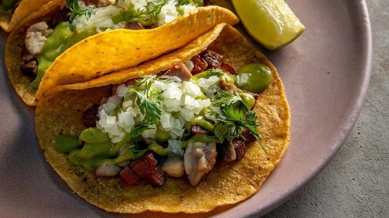 barbacoa⁣ tacos from claro