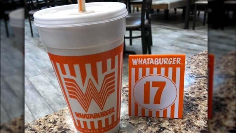 Whataburger's Chocolate Mint Shake