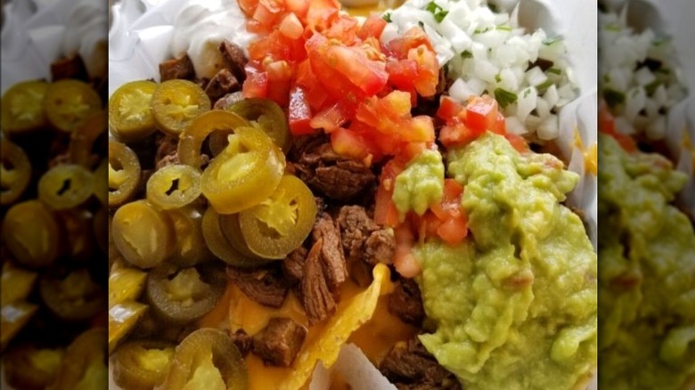 Nachos with jalapenos 