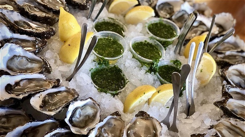 The Marshall Store oysters