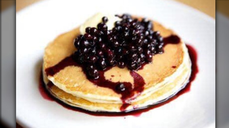 Huckleberry pancakes