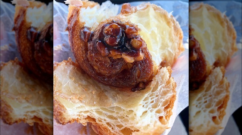 Walnut morning bun chunks