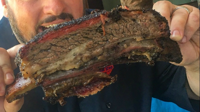 Louie Mueller Barbecue Ribs.